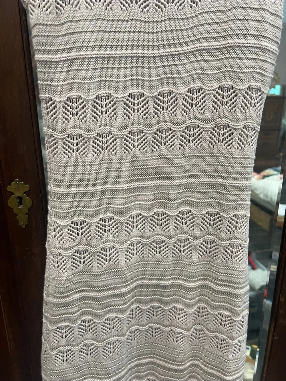 Blush Color Crochet Dress